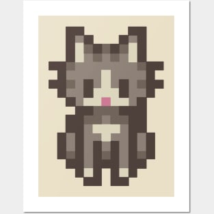 Pixel Cat 2 Posters and Art